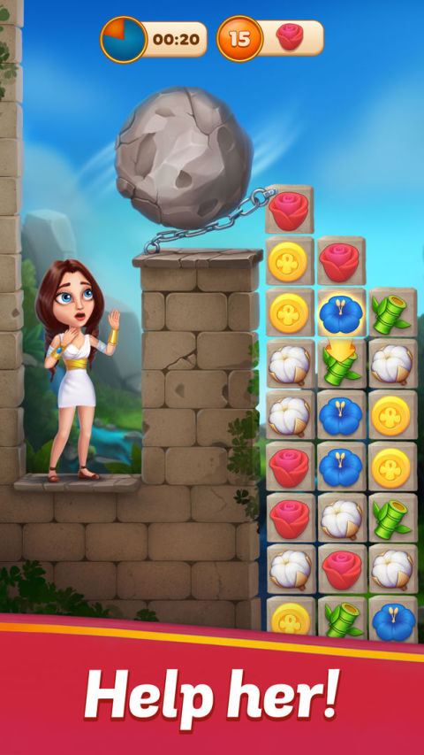 Cradle of Empires Match-3 Game
