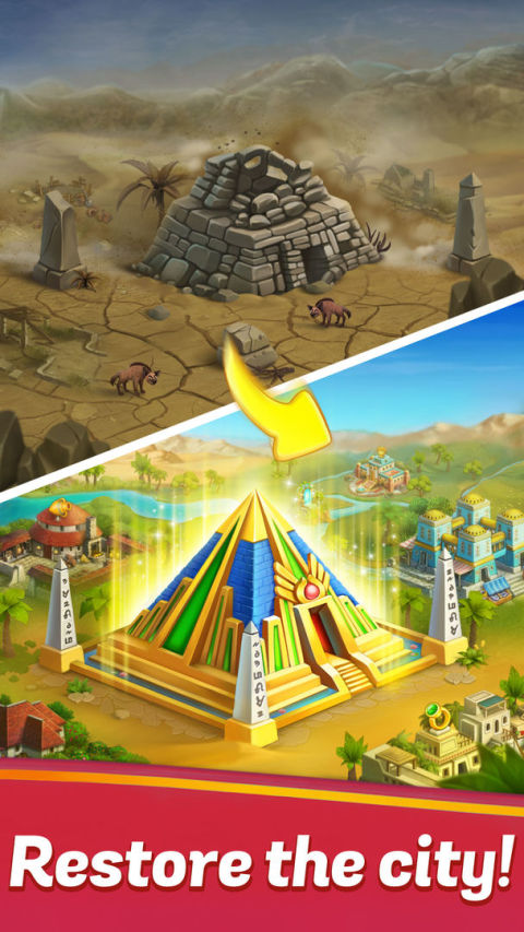 Cradle of Empires Match-3 Game