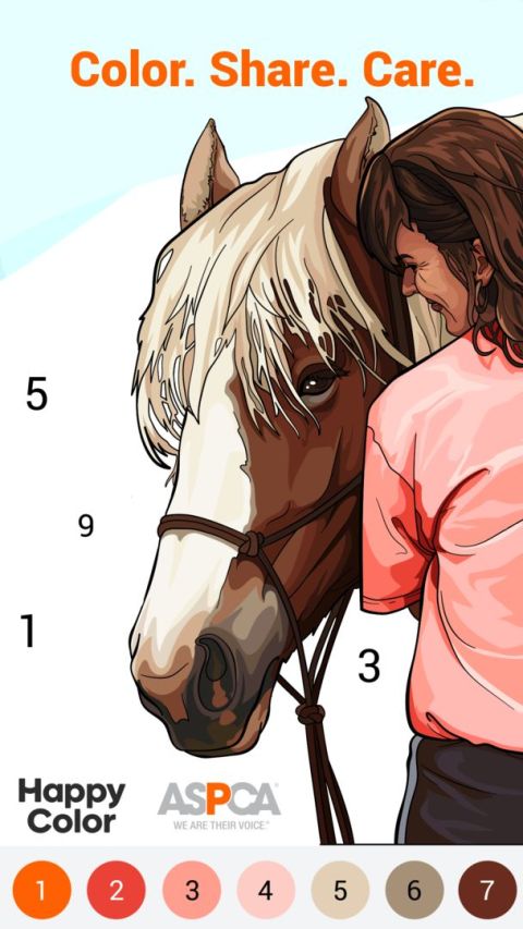 Color by Number – New Coloring Book