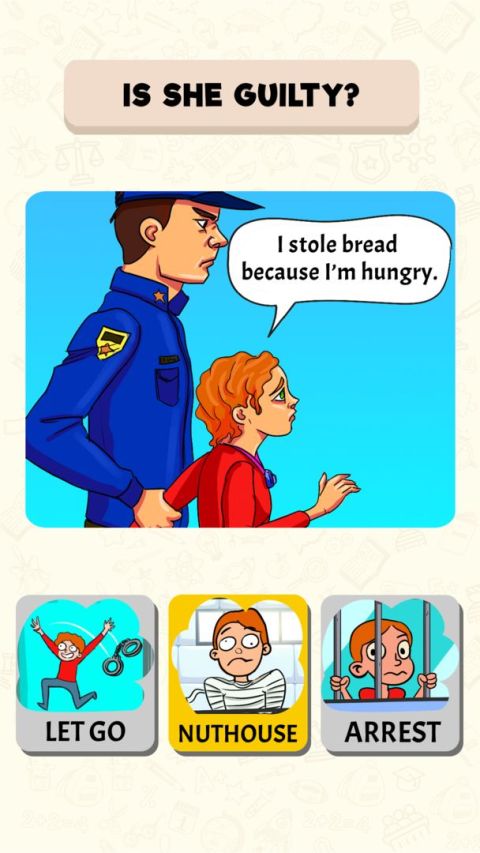 Be The Judge - Ethical Puzzles, Brain Games Test