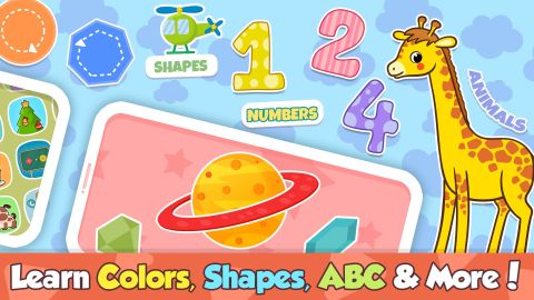 Toddler learning games for kids: 2,3,4 year olds