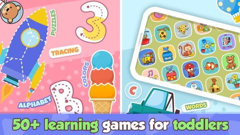 Toddler learning games for kids: 2,3,4 year olds