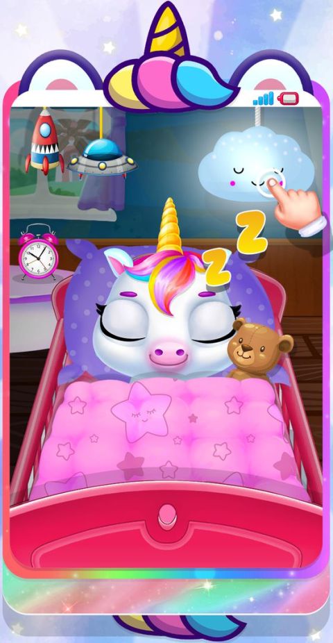 Baby Princess Phone: My Baby Unicorn Care For Kids