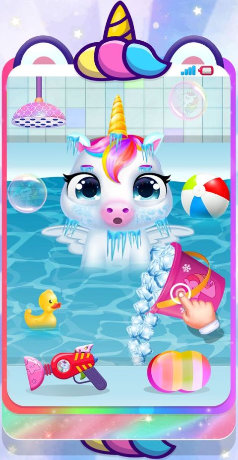 Baby Princess Phone: My Baby Unicorn Care For Kids