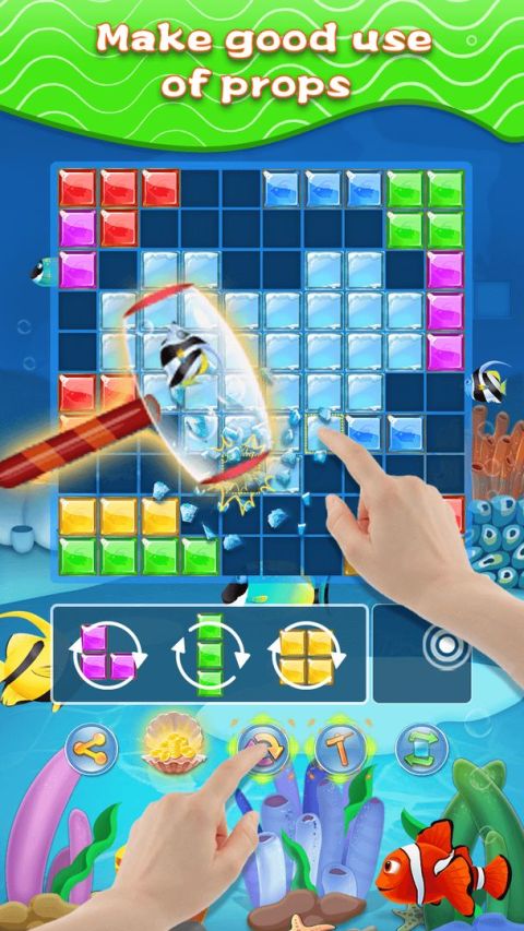 Block Puzzle & Fish - Free Block Puzzle Games
