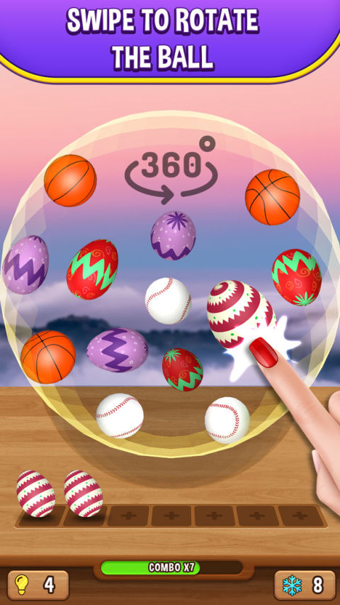 Match Triple Ball - Match Master 3D Tile Puzzle