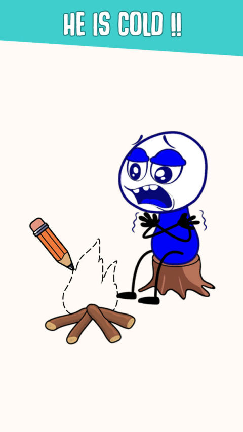 Brain Test - Draw One Part