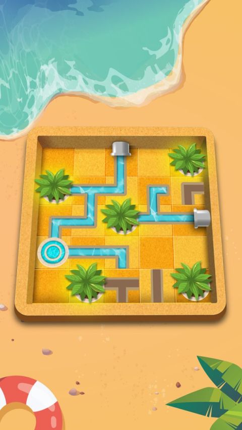 Water Connect Puzzle - Logic Brain Game