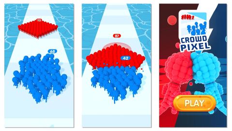 Crowd Pixel:Race and Clash!