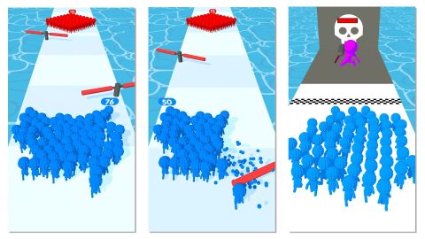 Crowd Pixel:Race and Clash!