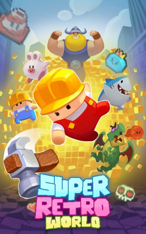 Super Retro World : 像素風放置遊戲