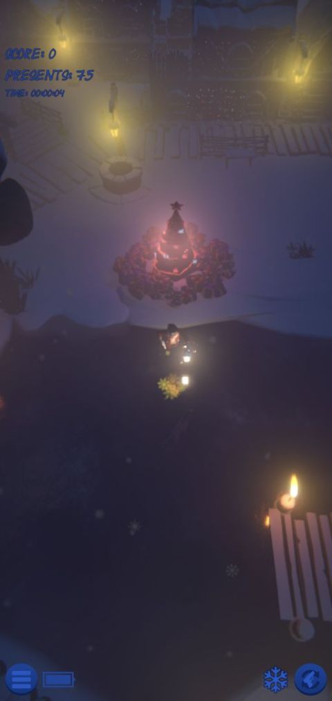 聖誕老人保護聖誕樹