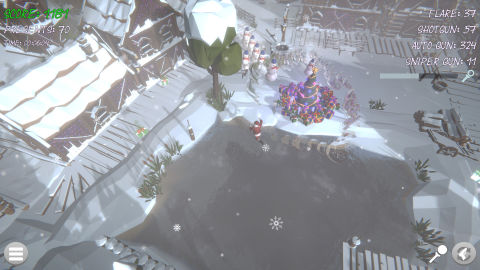 聖誕老人保護聖誕樹