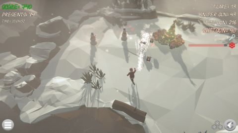 聖誕老人保護聖誕樹