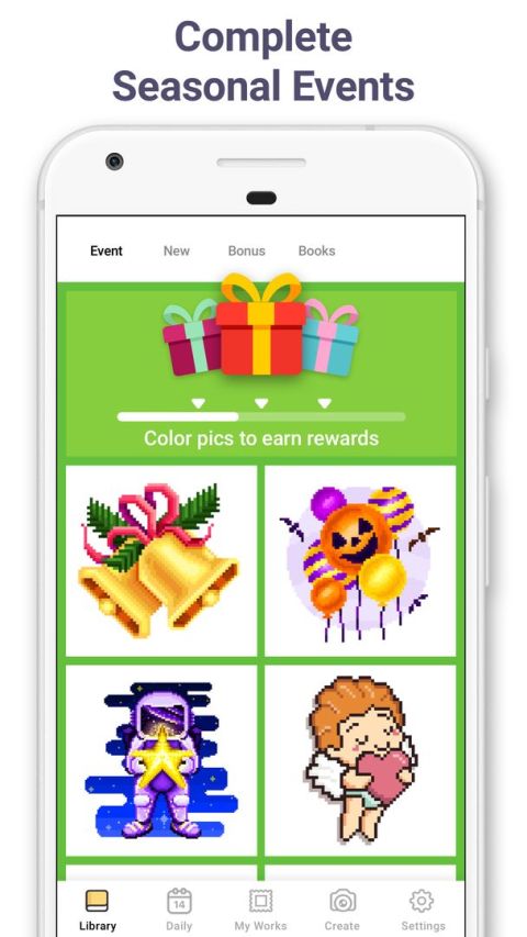 Pixel Art: Color by Number Game