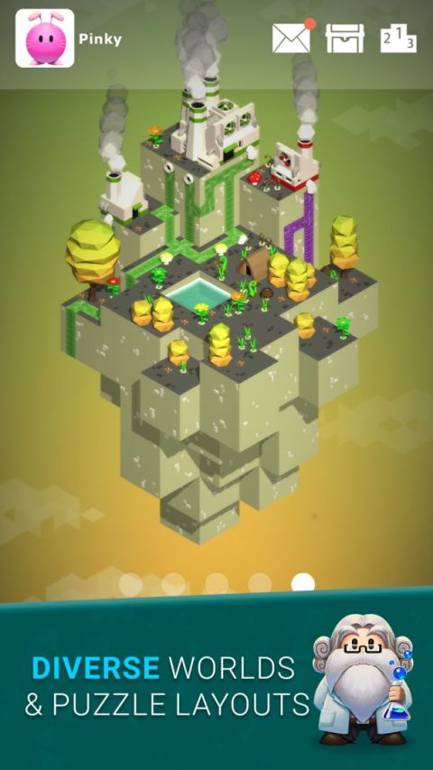 Falls 3D Slide Puzzle