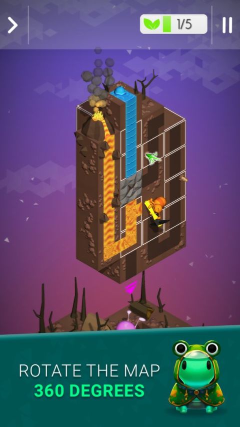 Falls 3D Slide Puzzle