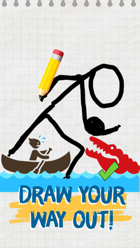 Draw Two Save: Save the man