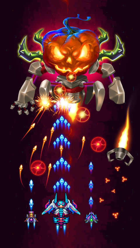 Galaxiga: 经典的 80 年代街机射击游戏离线