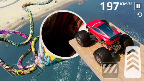 Monster Truck Mega Ramp Stunt