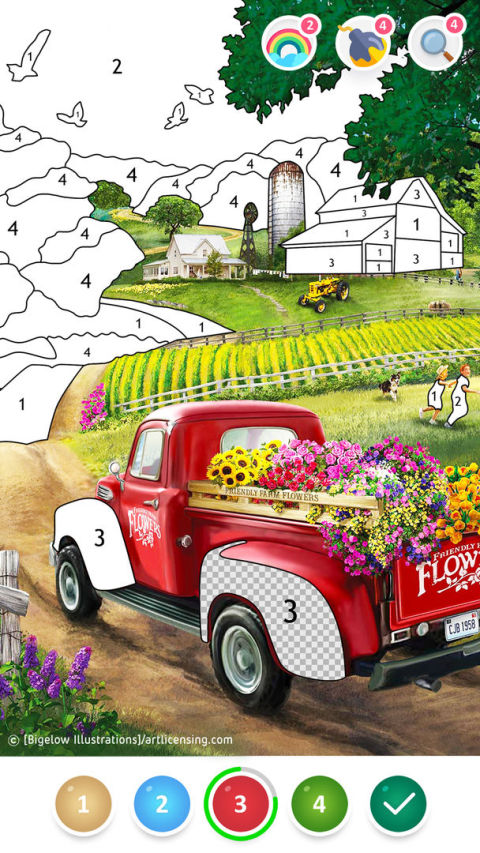 Magic Color by Number: Free Coloring game