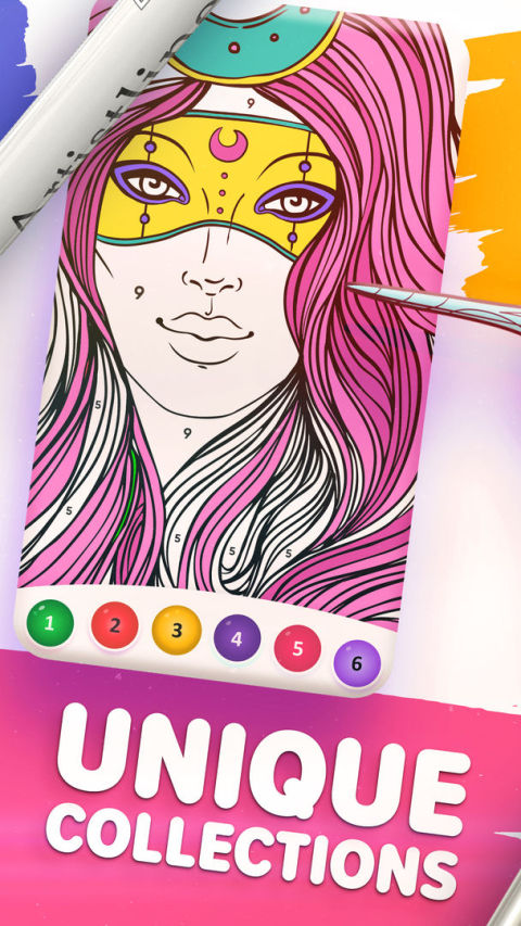 Magic Color by Number: Free Coloring game