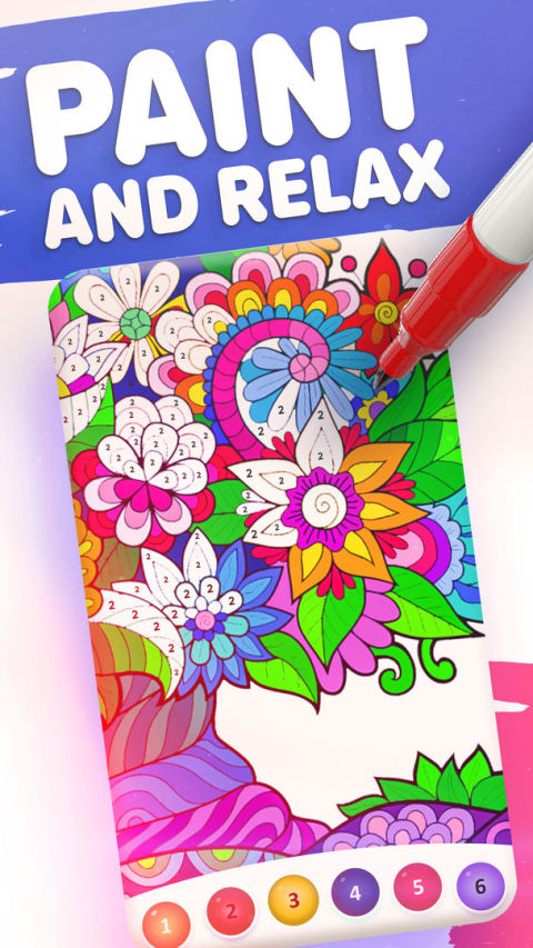 Magic Color by Number: Free Coloring game