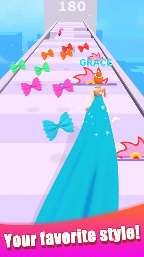 Dancing Dress - Music Race 3D