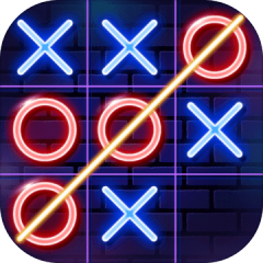 Tic Tac Toe Glow: 2 Player XO