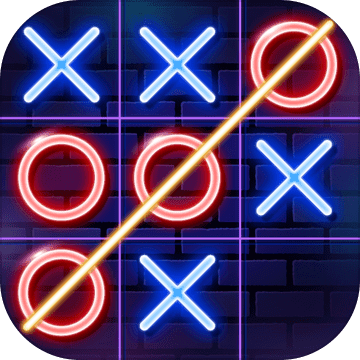 Tic Tac Toe Glow: 2 Player XO