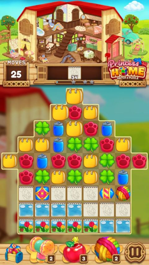 Princess Home: Match 3 Puzzle