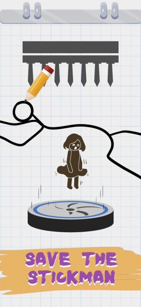 Save the Stickman: Draw Puzzle