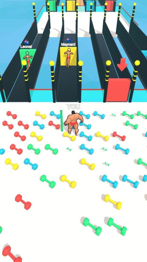 Muscule Race Body Building Run