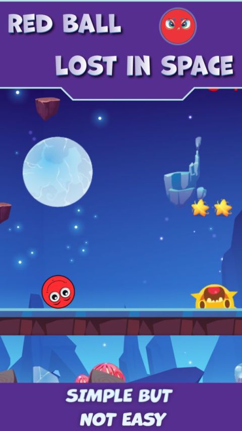 Red Ball Lost In Space