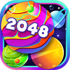 Bubble Planet 2048