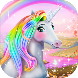 彩虹小馬美女 - 仙女公主遊戲和農場獨角獸照顧