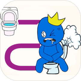 Toilet Rush Run: Draw Puzzle