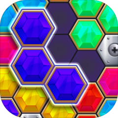 Hexa Block Puzzle Golden Touch