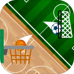 Football and basketball goal