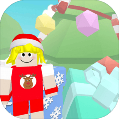 Christmas parkour sweet girl