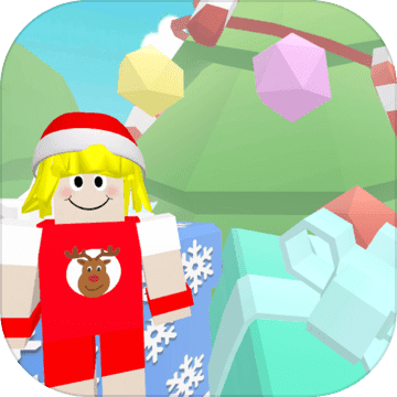 Christmas parkour sweet girl