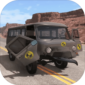 Car Crash Test UAZ BUHANKA