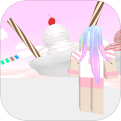 Ice cream obby parkour girl