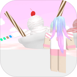 Ice cream obby parkour girl