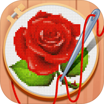 Cross-Stitch: Coloring Book