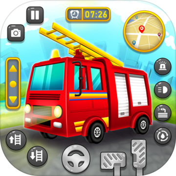 兒童消防員：消防救援和洗車場