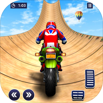 棘手 自行車 特技 3D