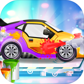 汽車和卡車兒童遊戲 車庫