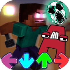 FNF Herobrine Vs Alphabet Mod