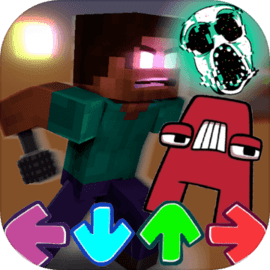 FNF Herobrine Vs Alphabet Mod